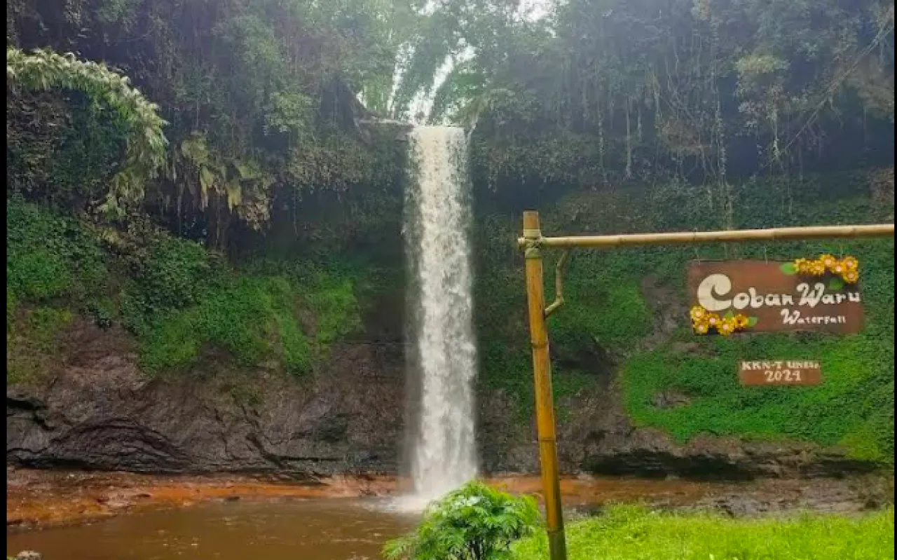 Coban Waru, Pesona Air Terjun Tersembunyi di Kayu Kebek Pasuruan