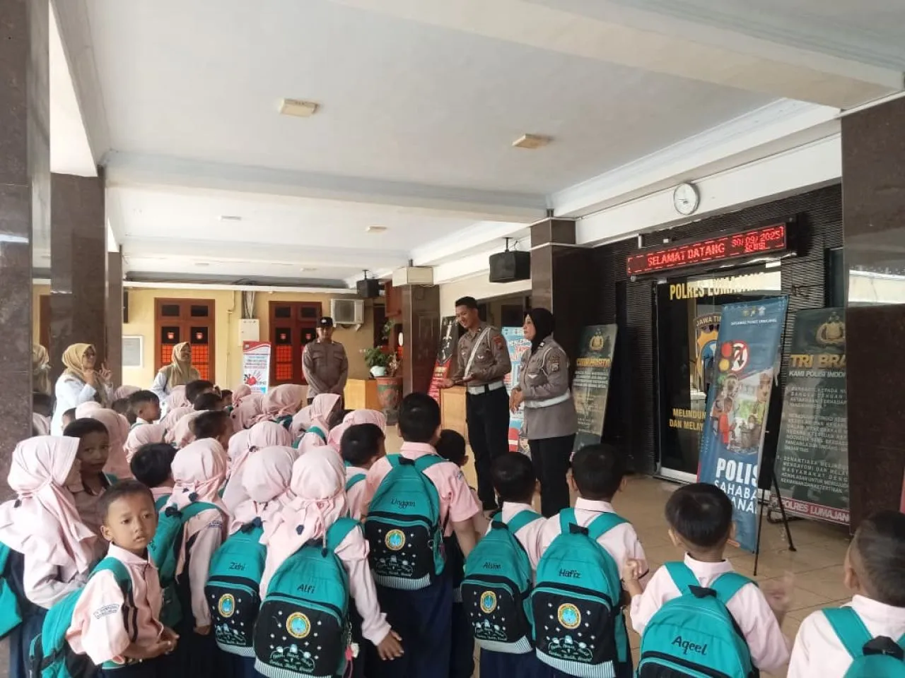 Polres Lumajang Tanamkan Tertib Lalu Lintas Sejak Usia Dini