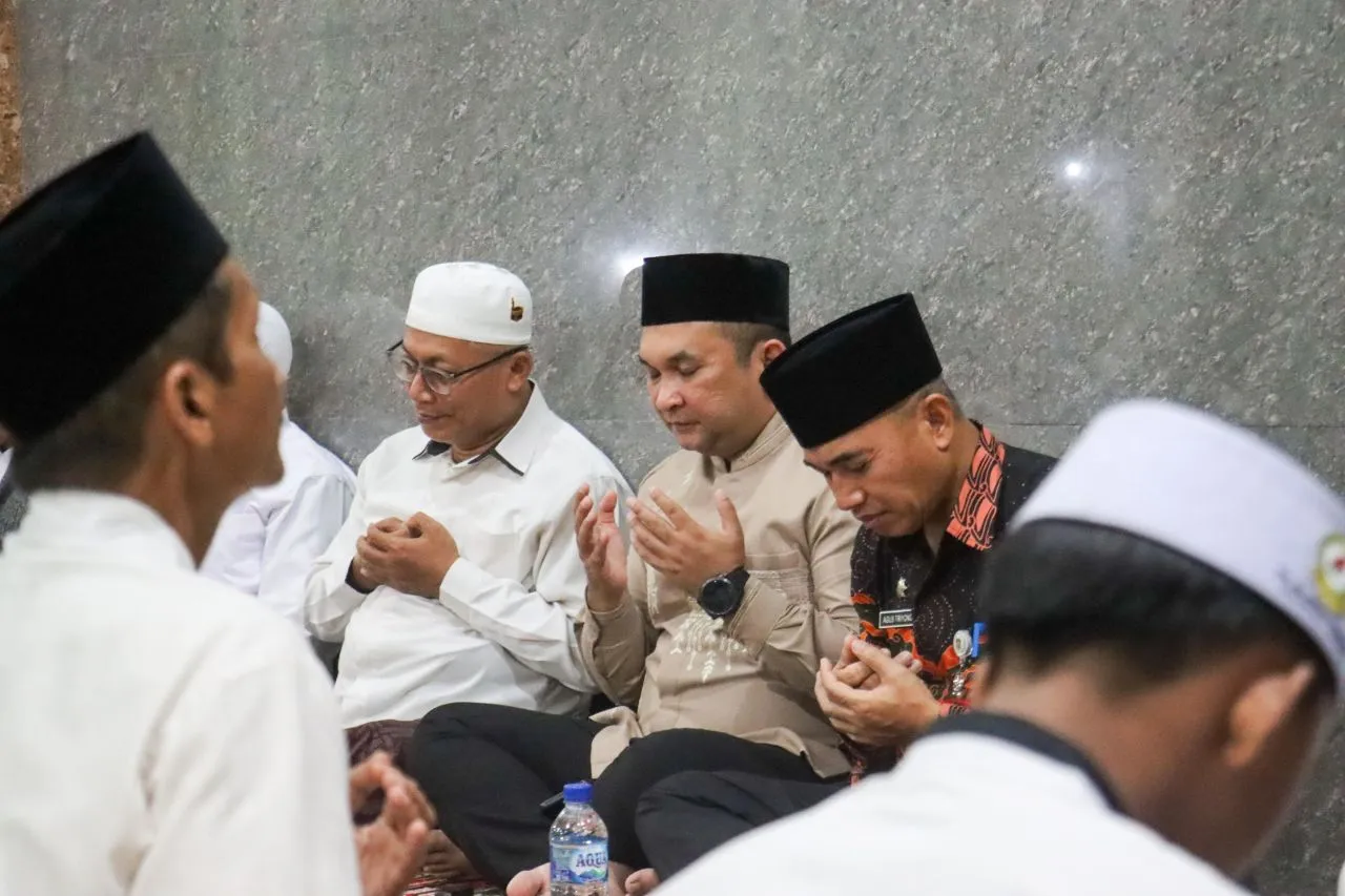 Kapolres Lumajang Ikuti Tahlil Peringatan KH Imron Anis di Ponpes Al Afkar