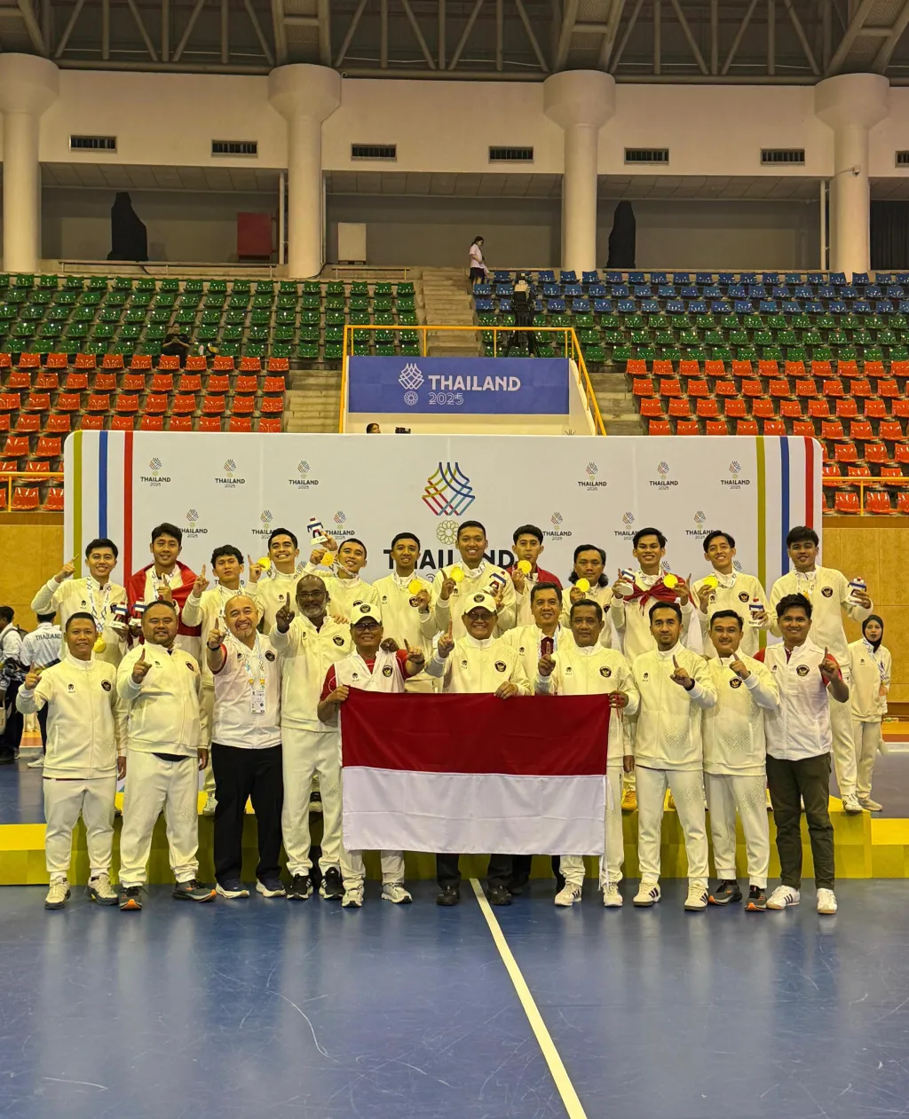 Tiga Anggota Polres Lumajang Sumbang Emas SEA Games 2025 Thailand dari Hockey Indoor Putra