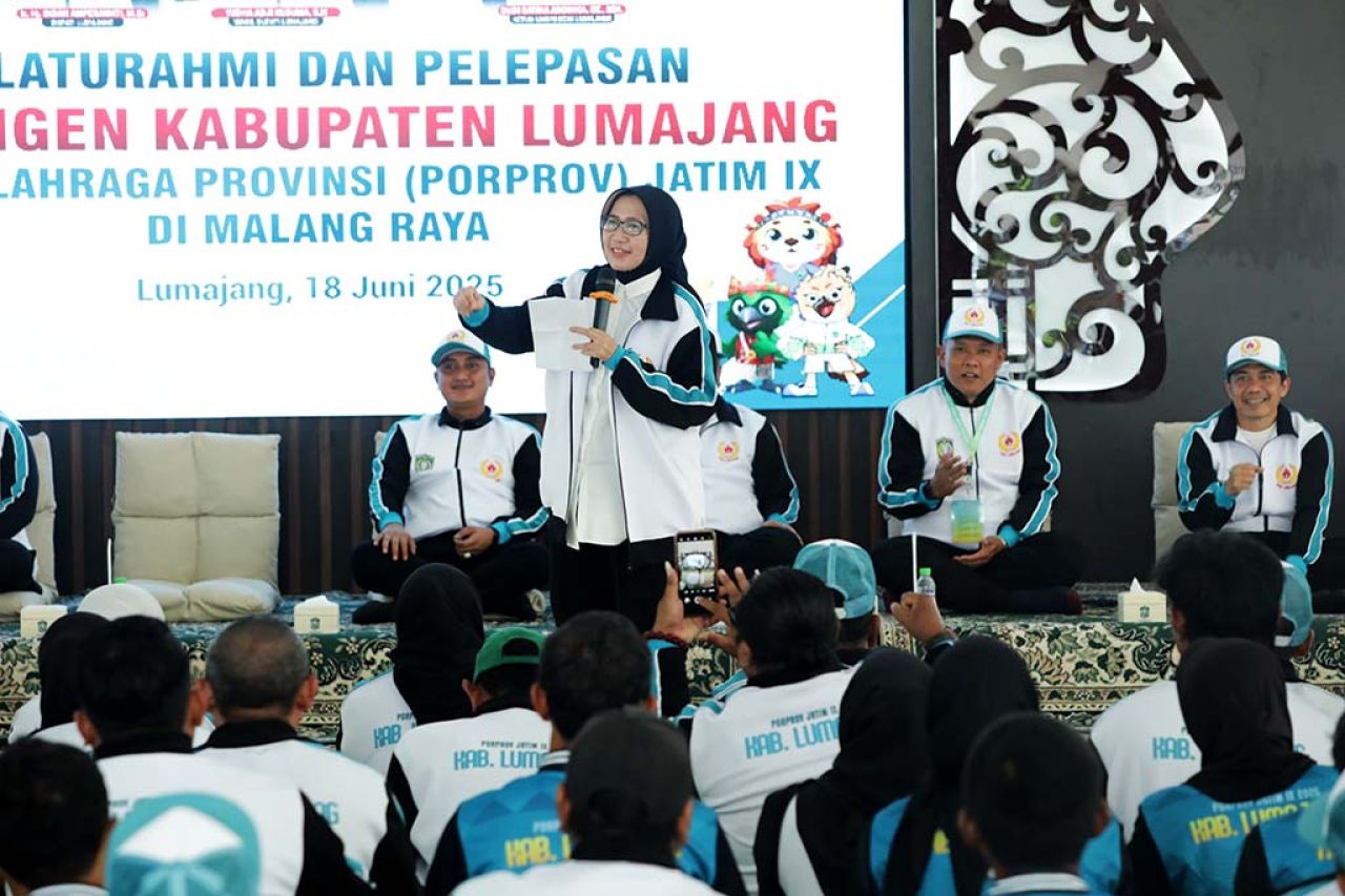 478 Kontingen Lumajang Resmi Dilepas untuk PORPROV Jatim IX 2025, Pemkab Siapkan Bonus Medali