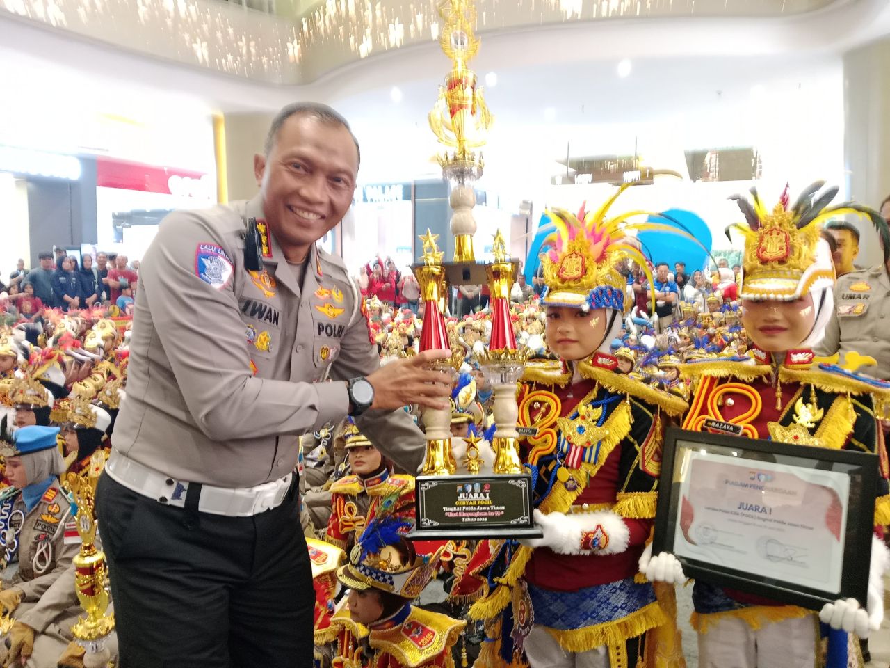 Pocil Polres Lumajang Raih Juara Pertama Lomba Polisi Cilik se-Jawa Timur 2025