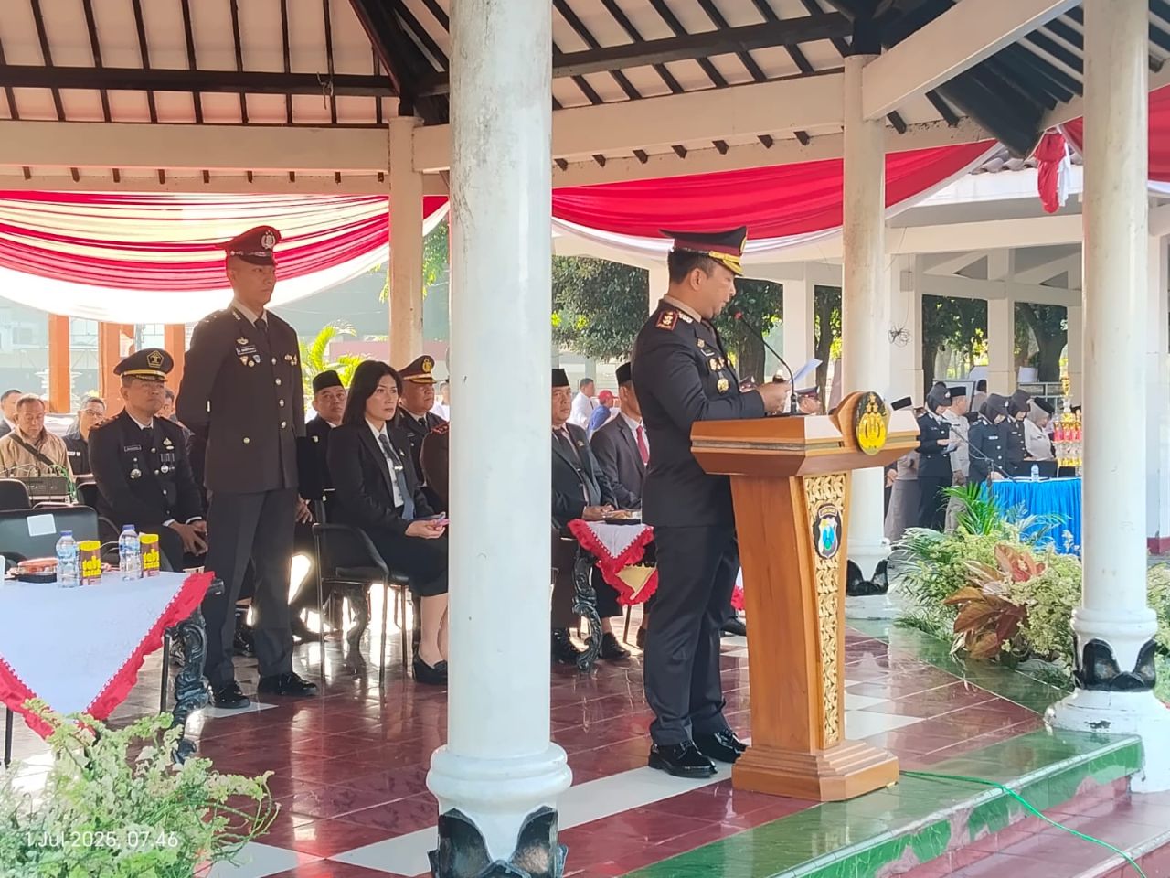 Kapolres Lumajang Tegas di HUT Bhayangkara ke-79: Polri Harus Jadi Solusi, Bukan Sumber Ketakutan!