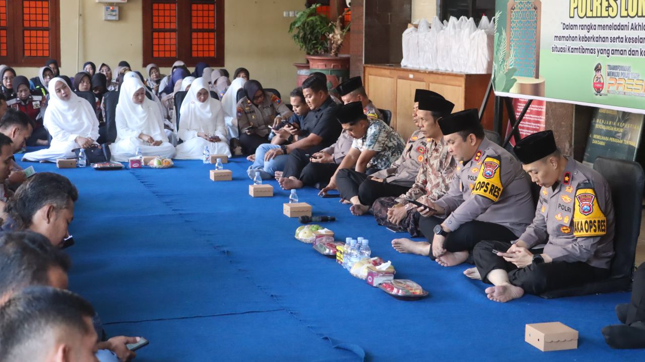 Polres Lumajang Peringati Maulid Nabi Muhammad SAW 1447 H, Kapolres Ajak Teladani Akhlak Rasulullah