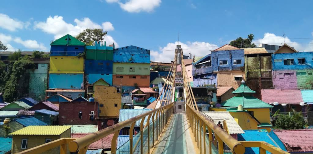 Kampung Warna-Warni Jodipan Malang, Wajah Baru Permukiman di Tepi Sungai Brantas