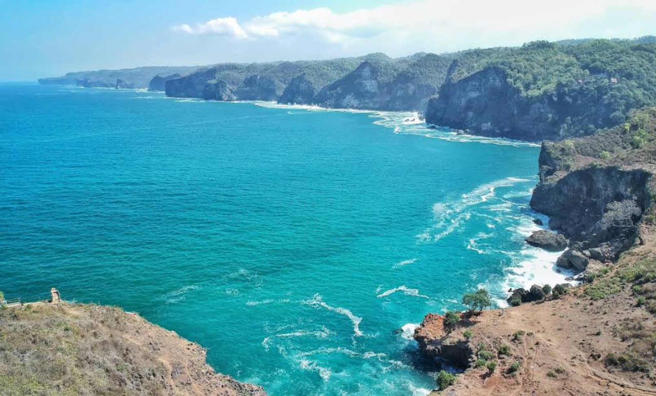Tanjung Kesirat, Surga Tebing Samudra di Ujung Selatan Gunungkidul Yogyakarta