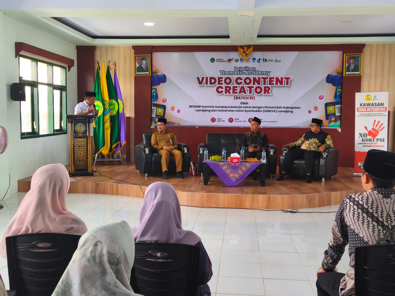 Pelatihan Content Creator Sinergi Komdigi, Pemkab Lumajang dan UNISYA Siapkan SDM Digital Mumpuni