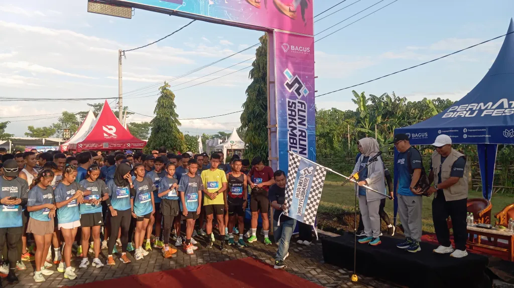 Bupati Lumajang Lepas Fun Run Bagus Permata Biru, Dorong Gaya Hidup Sehat