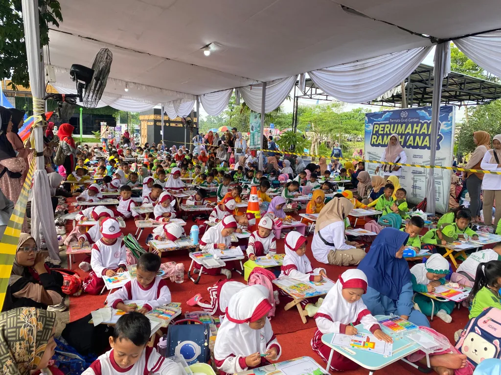 Permatabirufest 2026 Meriah, Ratusan Anak TK/RA Lumajang Unjuk Bakat Mewarnai dan Menyanyi