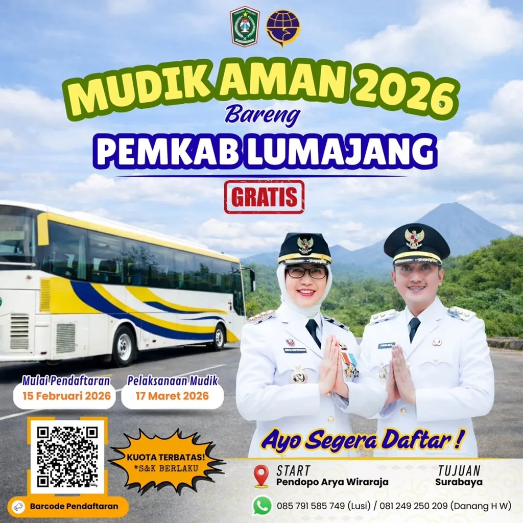 Mudik Gratis 2026, Pemkab Lumajang Prioritaskan Keselamatan Warga