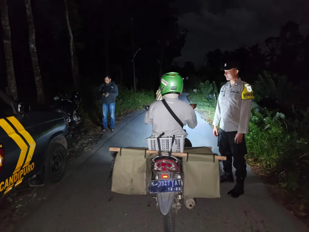 Polisi Perketat Patroli Dini Hari, Jalur Rawan di Candipuro Jadi Sasaran