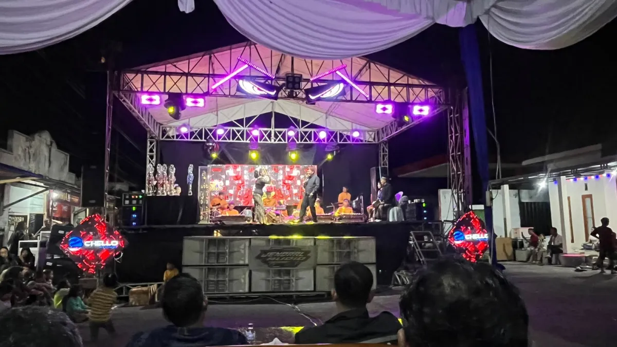 Resepsi Wonderful Pulo Mas Tempeh Berlangsung Meriah, Polisi Hadir Perkuat Sinergi dengan Warga