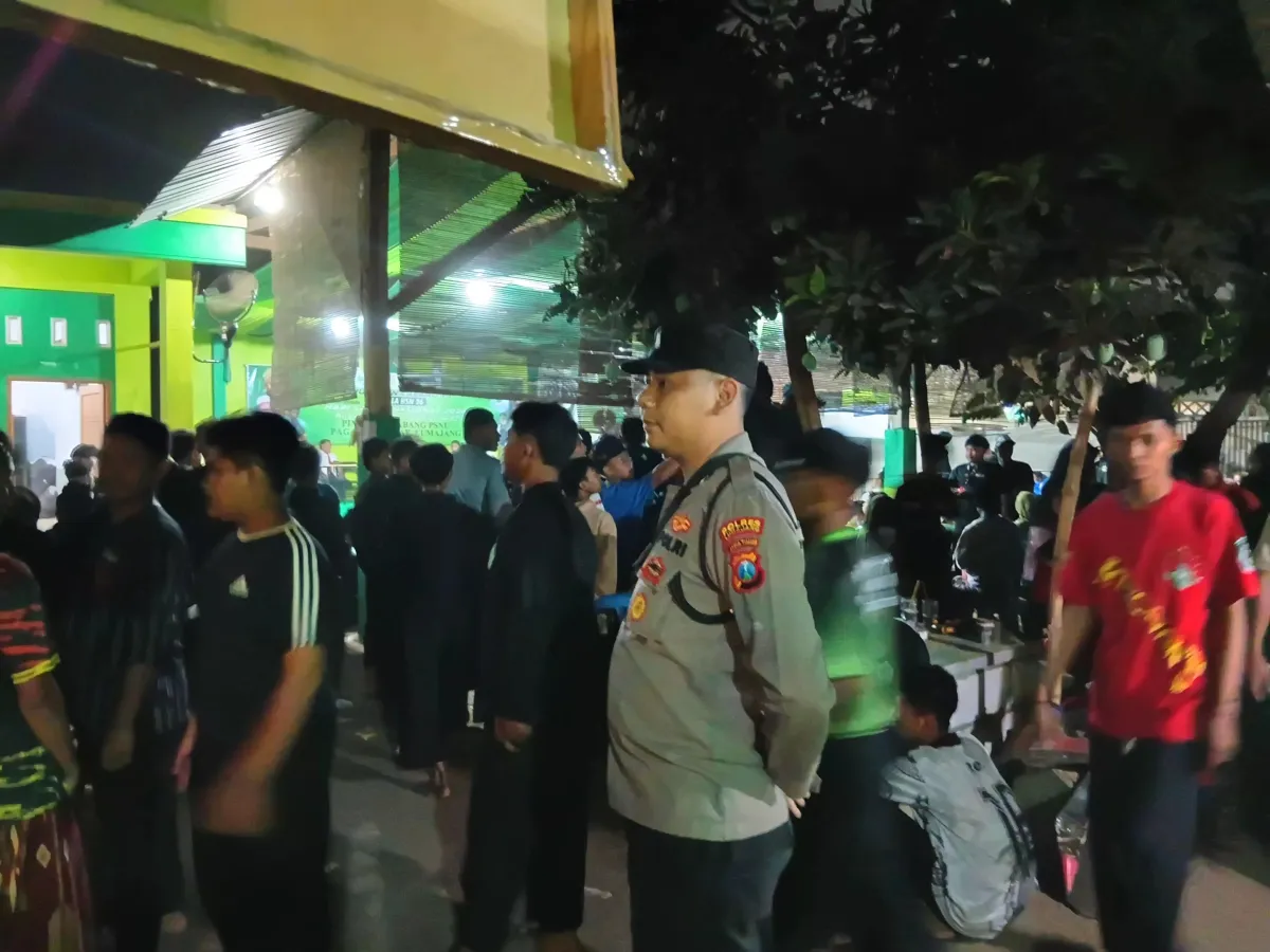 Polsek Sukodono Kawal Kejuaraan Pagar Nusa Lumajang, Pastikan Pertandingan Berlangsung Kondusif