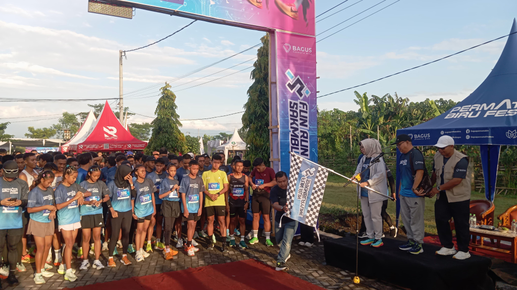 Bupati Lumajang Lepas Fun Run Bagus Permata Biru, Ajak Warga Hidup Sehat