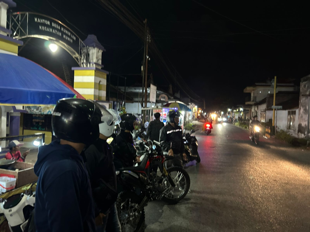 Cegah Curat hingga Curanmor, Polisi Patroli Jalan Gelap Kunir