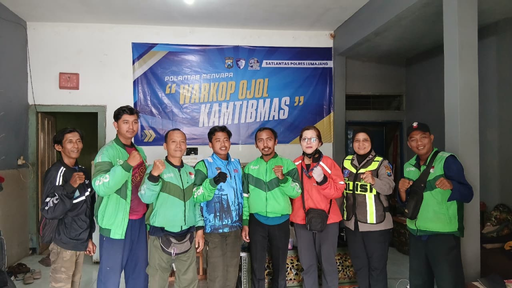 Satlantas Polres Lumajang Luncurkan Warkop Ojol Kamtibmas, Perkuat Komunikasi dengan Driver Ojol