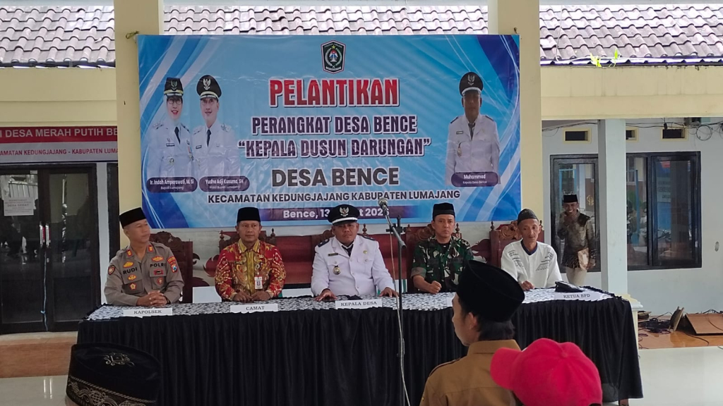 Momentum Pelantikan Kasun Bence, Kapolsek Ingatkan Tanggung Jawab Pelayanan Publik