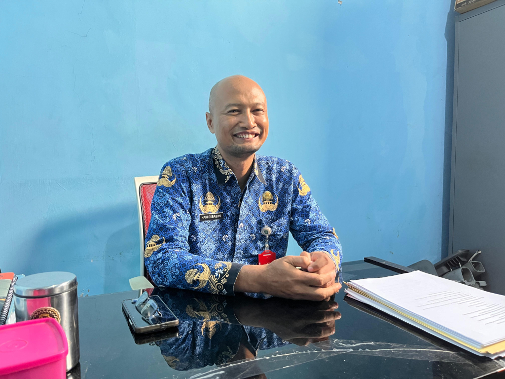 Kepala Bidang Teknik Prasarana Dishub Lumajang, Hari Subagiyo