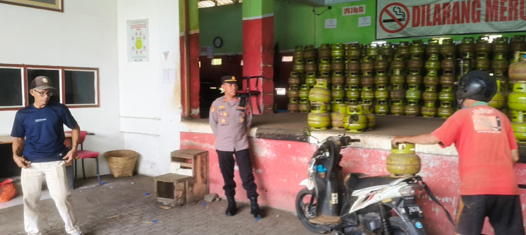 Polsek Kota awasi pendistribusian gas LPG 3Kg