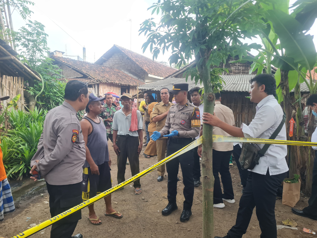 Polisi lakukan olah TKP