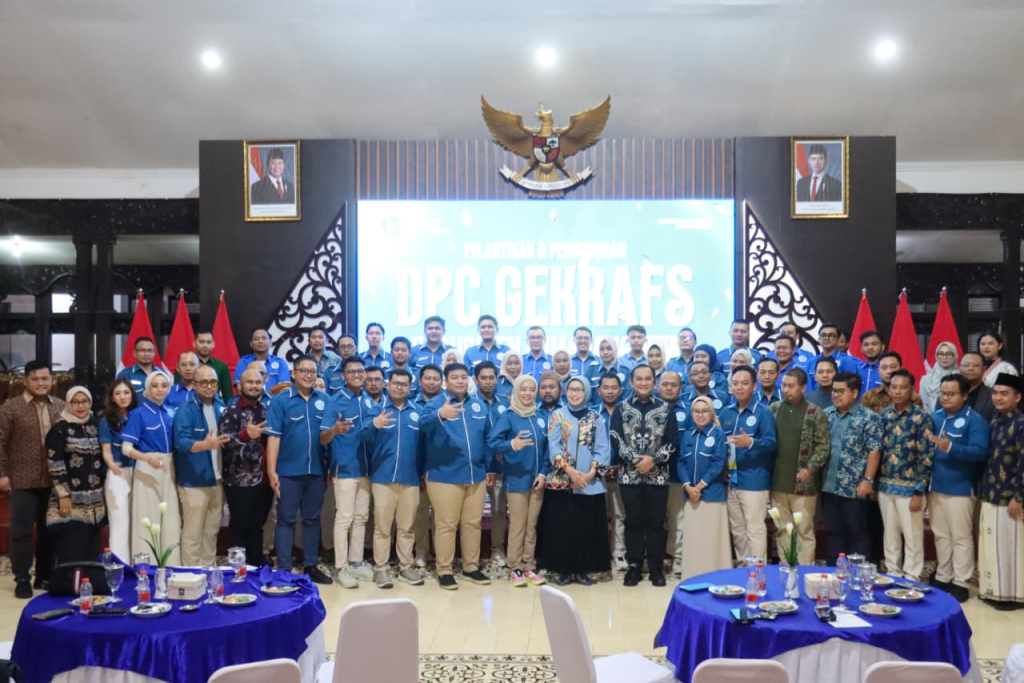 Pelantikan Gekraf di Pendopo Kabupaten Lumajang