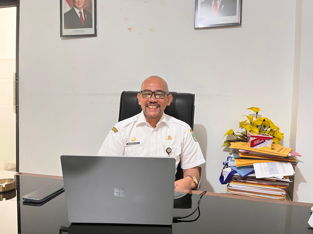 Ka.Diskopindag Lumajang M Ridha saat ditemui diruang kerjanya