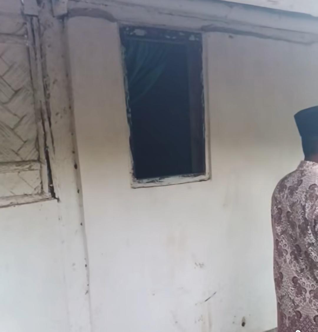 Rumah warga yang dibobol maling