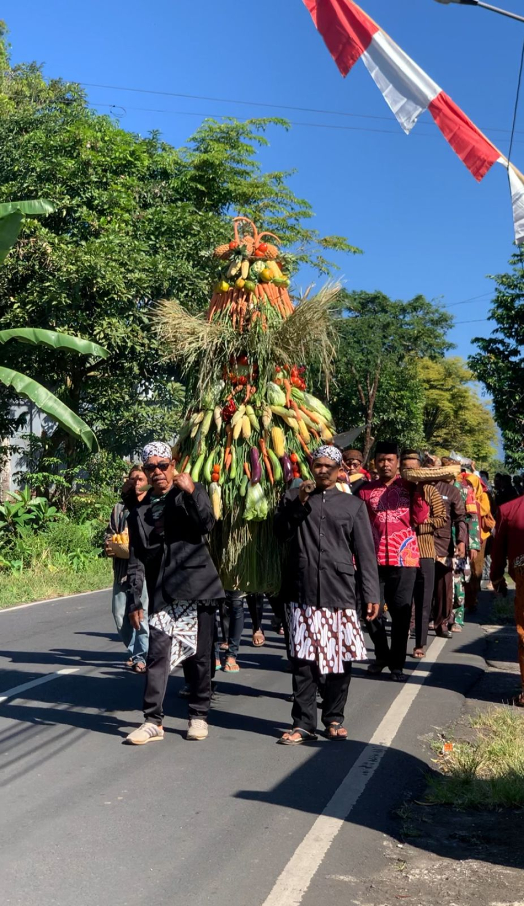 Potret ketika suasana berlangsung