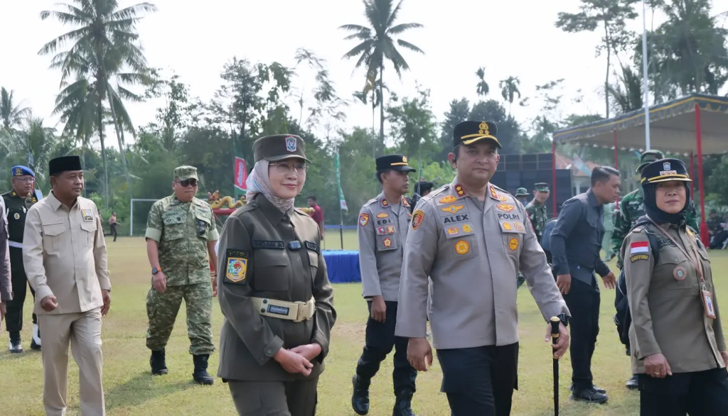 Pembukaan Tentara Menunggal Membangun Desa (TMMD) di Desa Ledok Tempuro