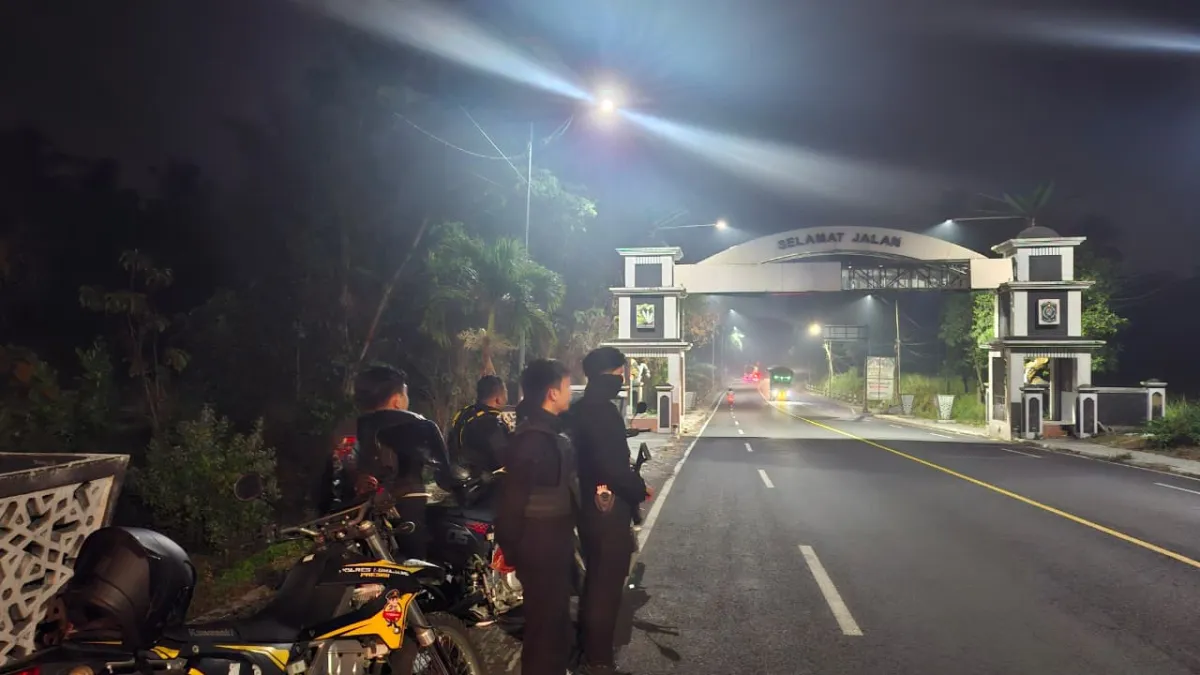 Timsus Polres Lumajang Sisir Perbatasan Ranuyoso-Probolinggo Dini Hari, Antisipasi 4C