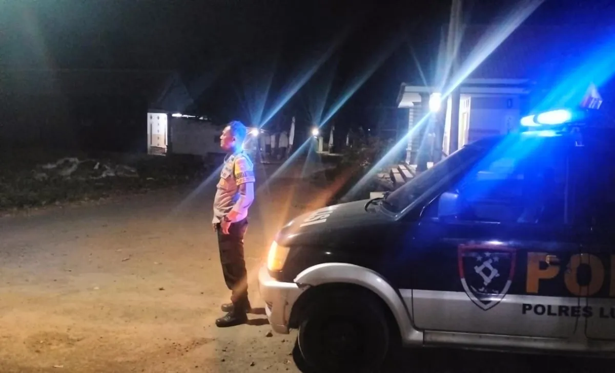 Polsek Pasirian Patroli Dini Hari, Sasar Titik Rawan 3C