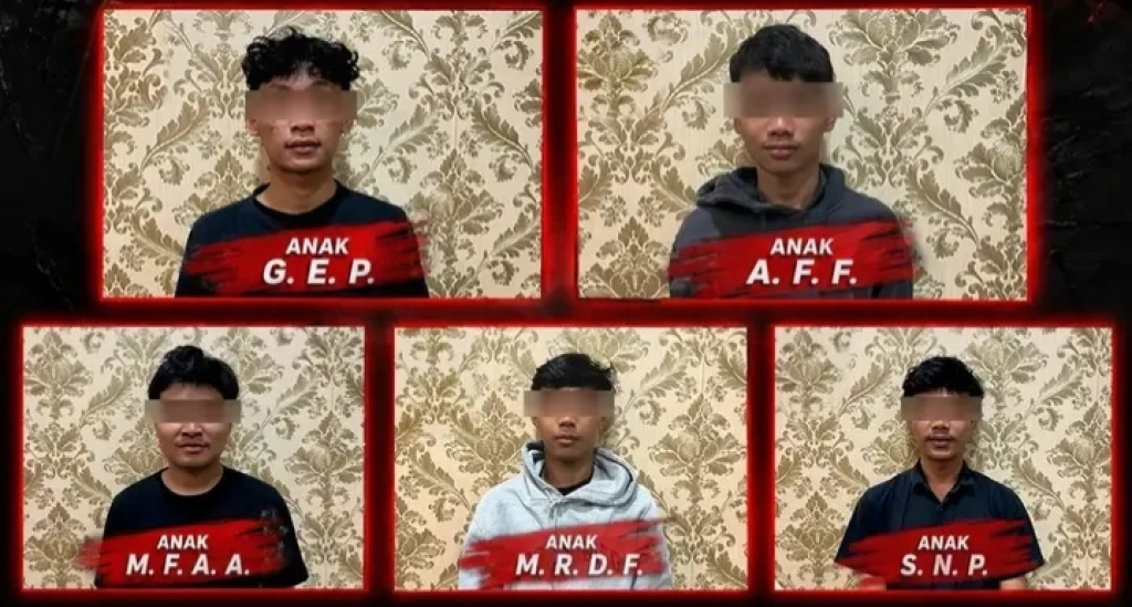 Terduga pelaku (Foto by: Instagram Satreskrim Polres Lumajang)