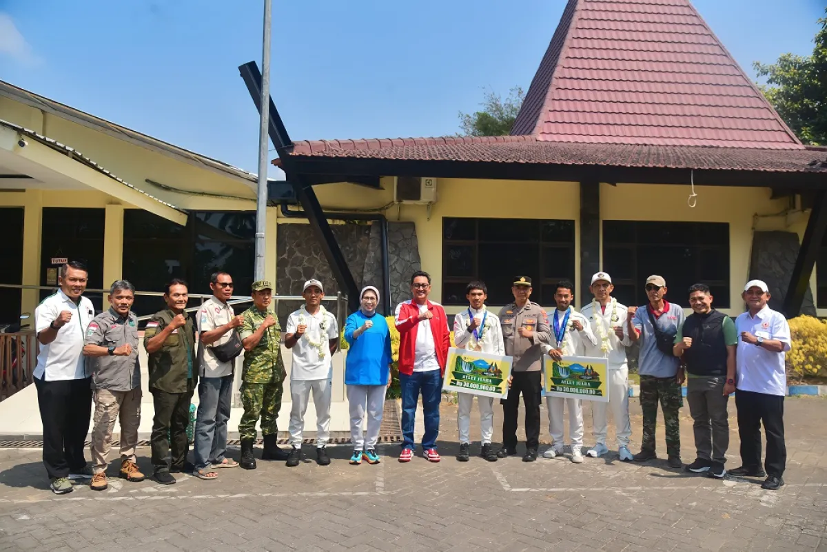 Harumkan Nama Indonesia di Asian Games, Atlet Asal Lumajang Disambut Bupati dan Wabup