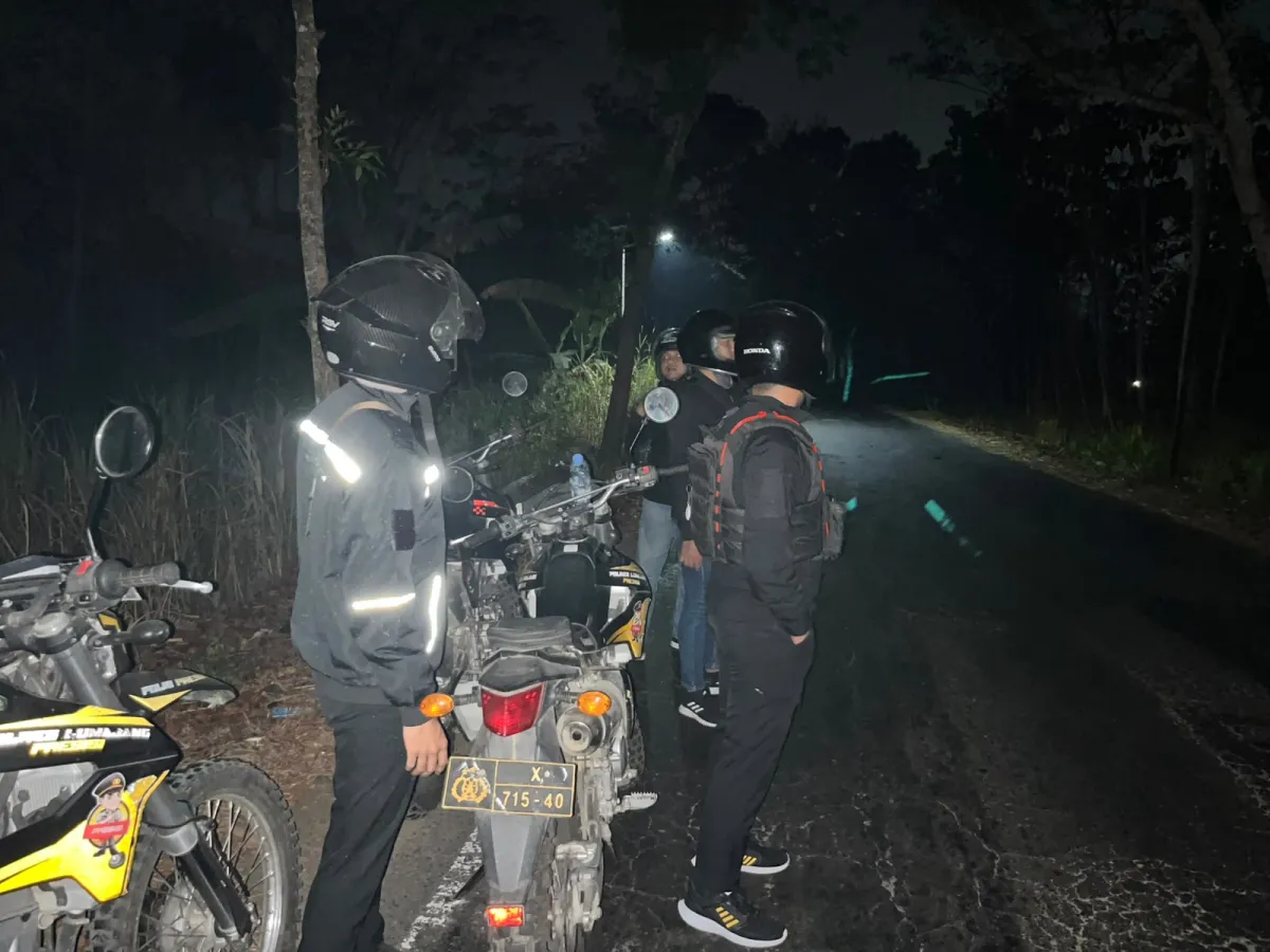 Dini Hari, Timsus Polres Lumajang Sisir Kedungjajang, Antisipasi 4C dan Balap Liar