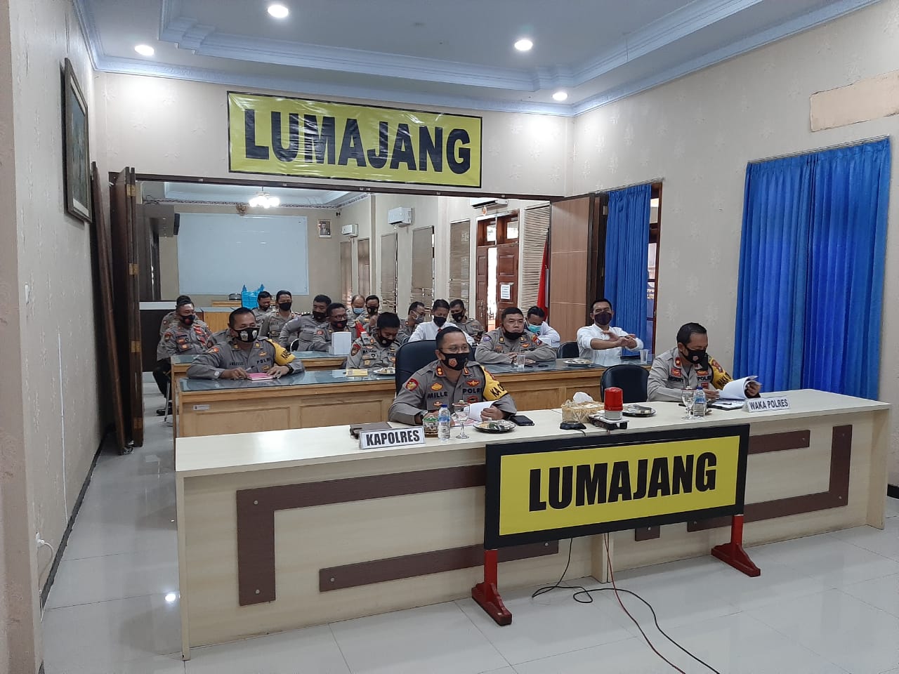 Operasi Yustisi Polres Lumajang Dievaluasi Polda Jatim