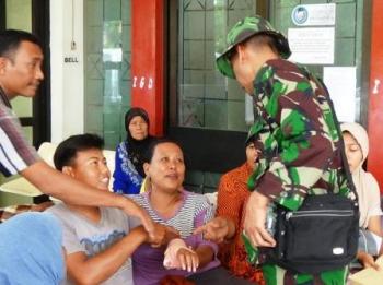 Diduga Diserempet Rombongan TNI, Pemuda Asal Pandanwangi Mengalami Retak Tangan