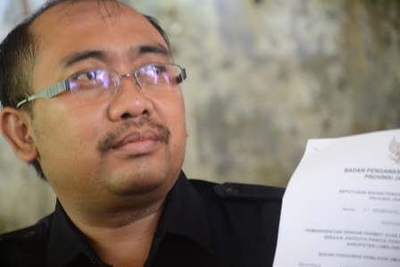 Dicopot Dari Anggota Paswaslu, Cokrowidodo Tak Tinggal Diam