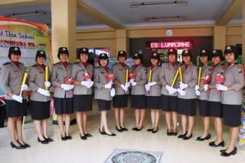 Ultah ke 67 Tahun, 8 Polwan Terpilih Jadi Pengajar di Kelas Inspirasi Lumajang