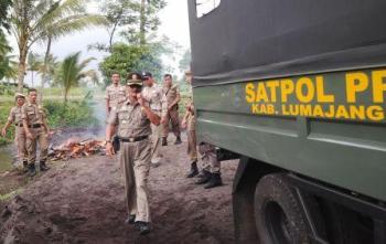Satpol PP Razia Illegal Mining di 3 Desa dan Amankan Sepeda Motor Penambang