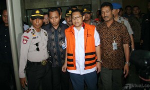 Resmi Ditahan KPK, Anas Terima Kasih Pak SBY Kado Tahun Baru 2014