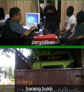 Polres Lumajang Bekuk Sindikat Pemboleng Kendaraan Besar