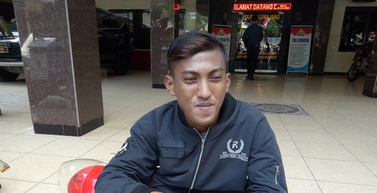 Arif  Gemetar Saat Motornya di Bawa Tim Cobra