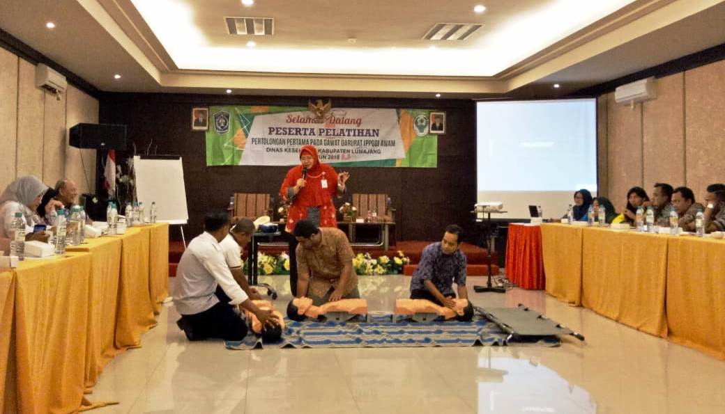 Dinkes Berikan Pelatihan PPGD Ke Komunitas Pemuda di Lumajang