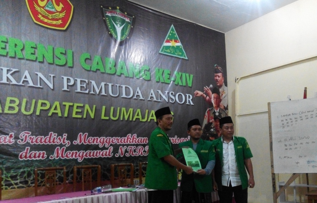 Fahrur Rosi terpilih jadi ketua GP Ansor Kabupaten Lumajang