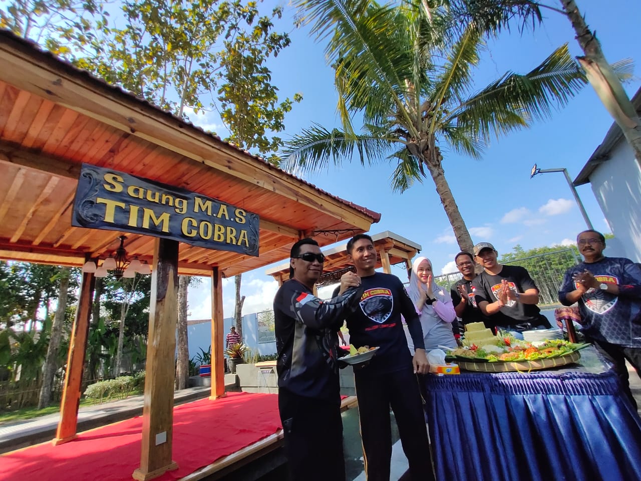 Kapolres Lumajang Meresmikan Kandang dan Saung MAS Tim Cobra