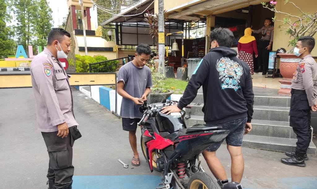 Ini Syarat Ambil Motor Tak Standar Saat Kena Tilang Polres Lumajang