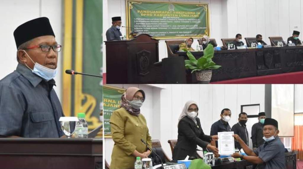Pembacaan laporan Pansus dalam Rapat Paripurna DPRD Kabupaten Lumajang