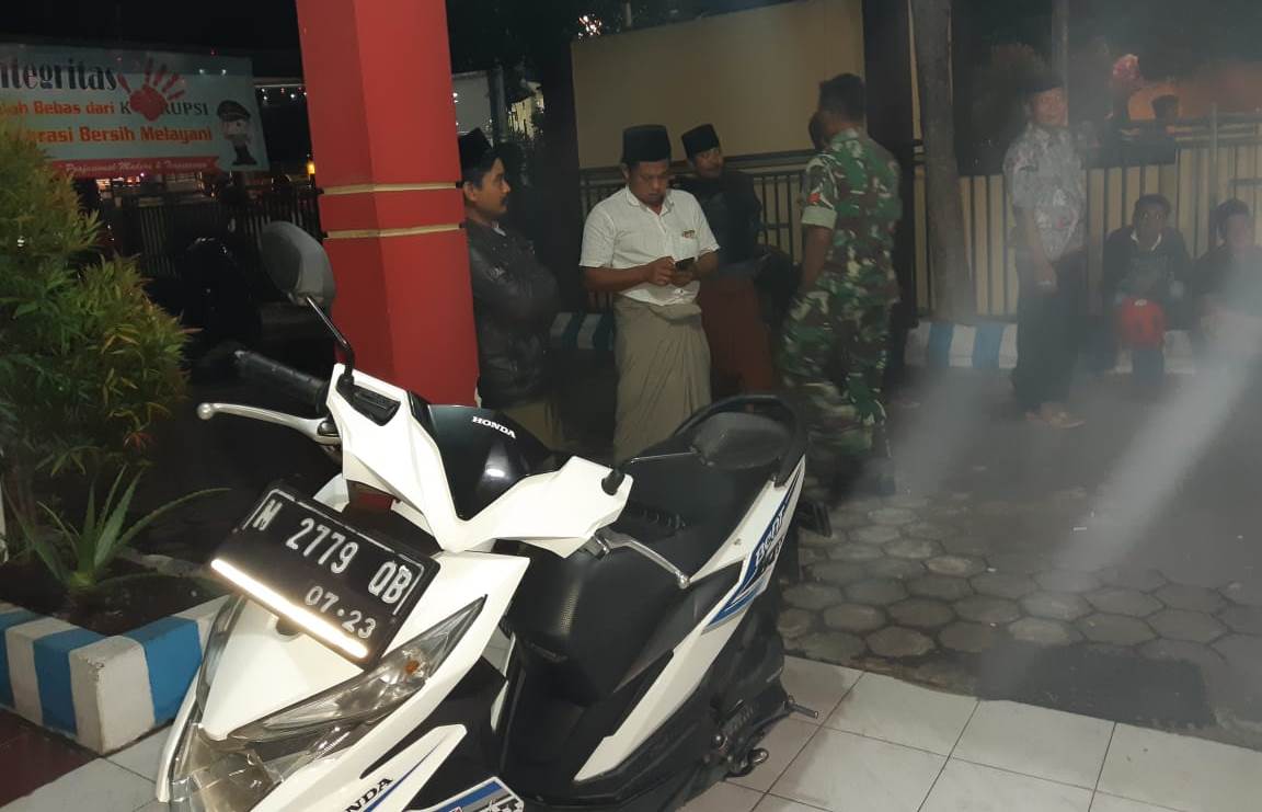 Sepeda motor korban berhasil diamankan di Polsek Ranuyoso