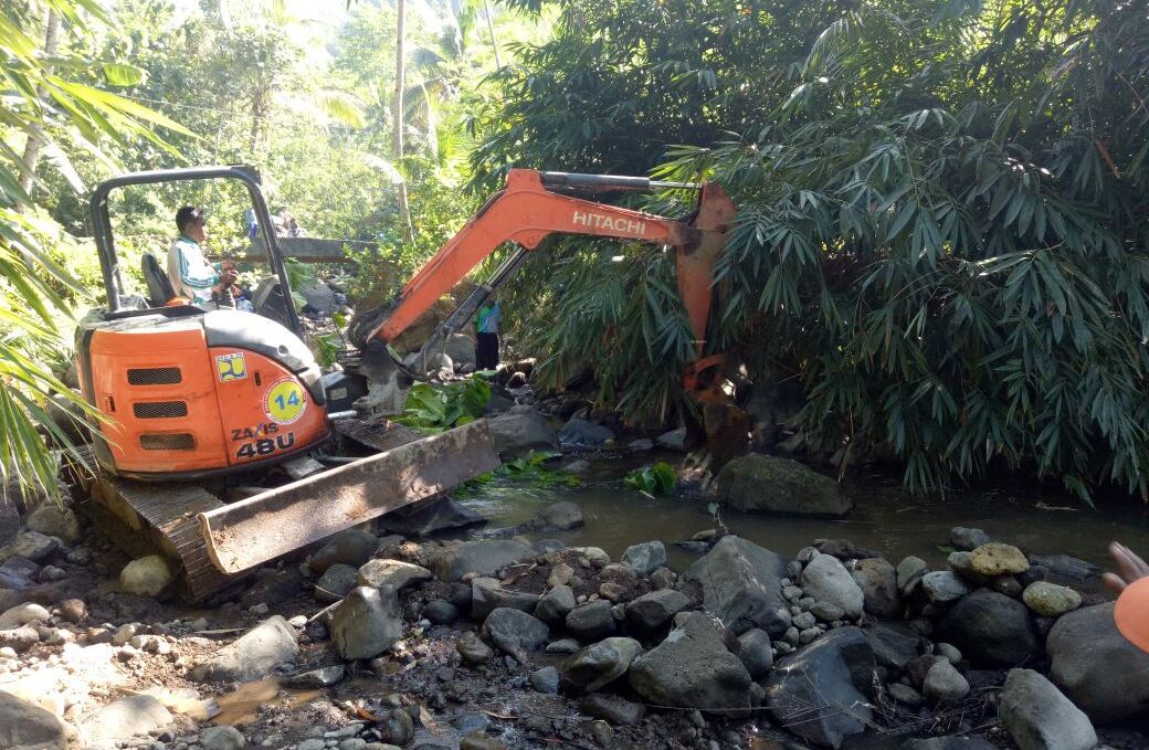 Airi 200 Hektar Sawah, Dam Sungai di Desa Purorejo Dibangun