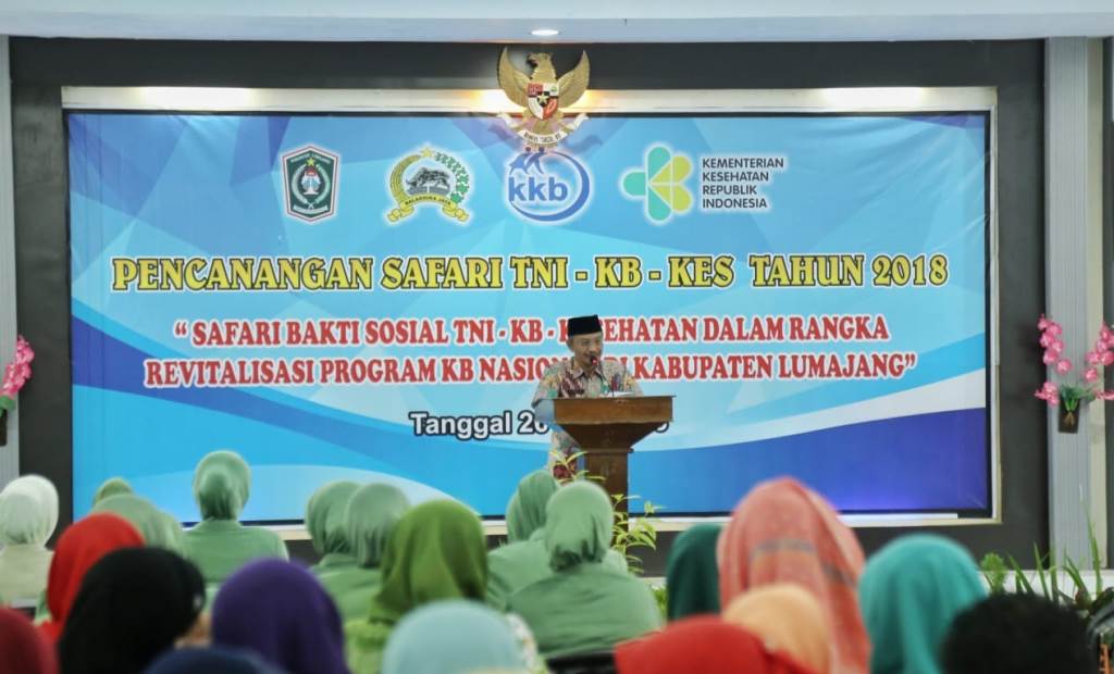 Sekda Lumajang canangkan safari KB Kesehatan bersama TNI